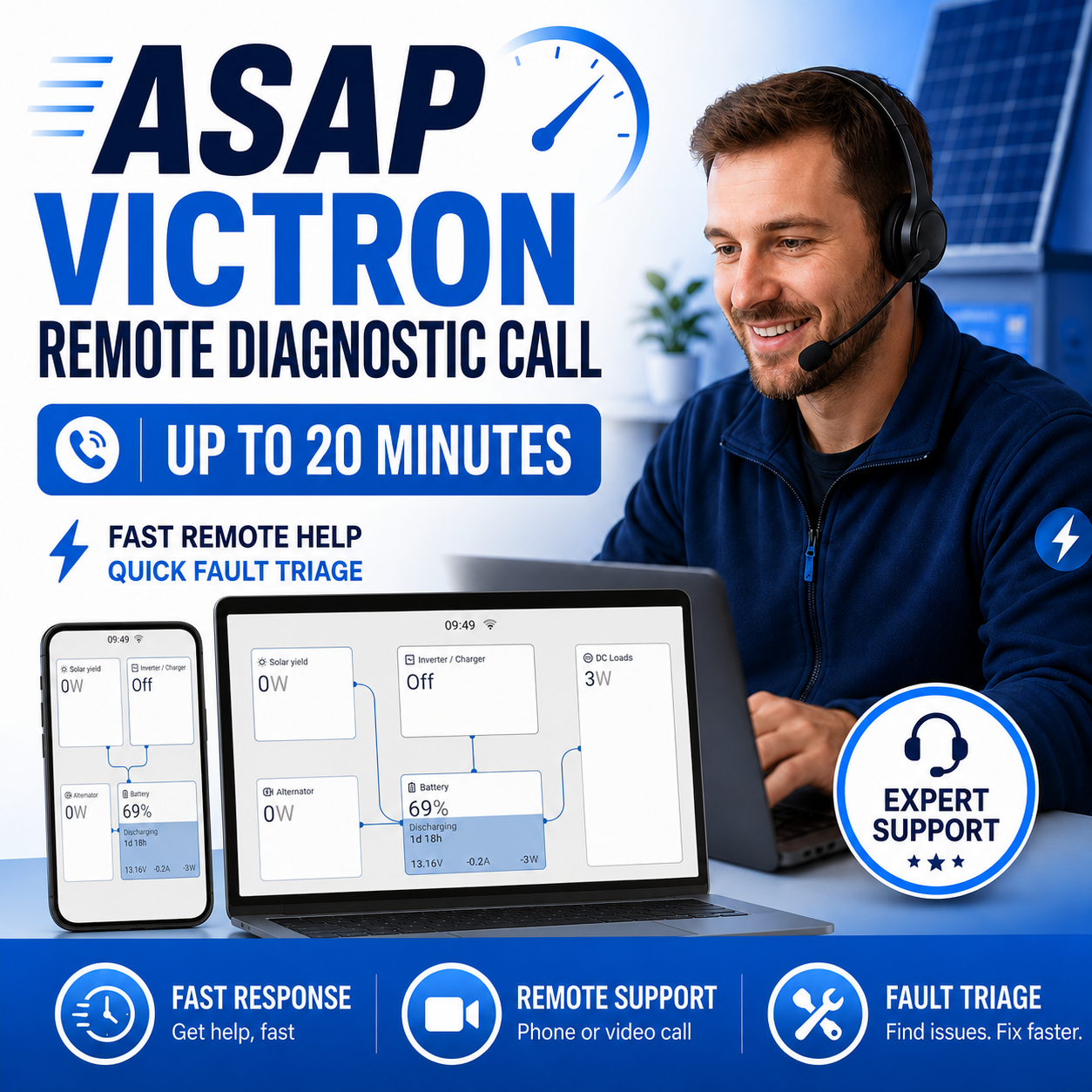 ASAP Remote Diagnostic Call — Available When Online